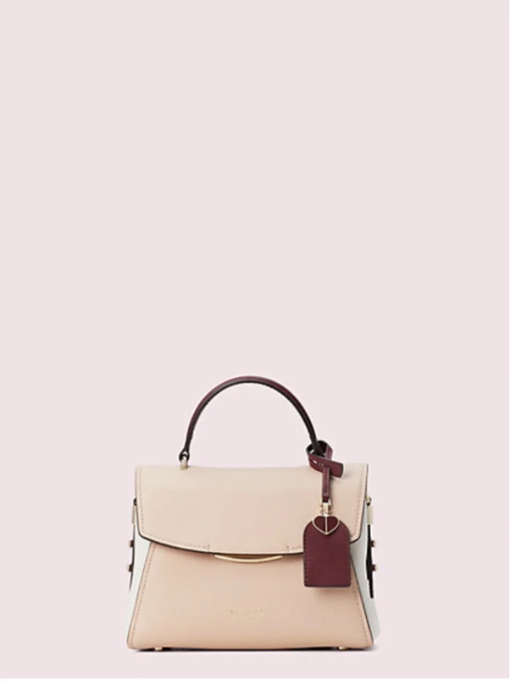 Kate Spade ♠️ Grace Small Top-Handle Satchel in Blush Multi